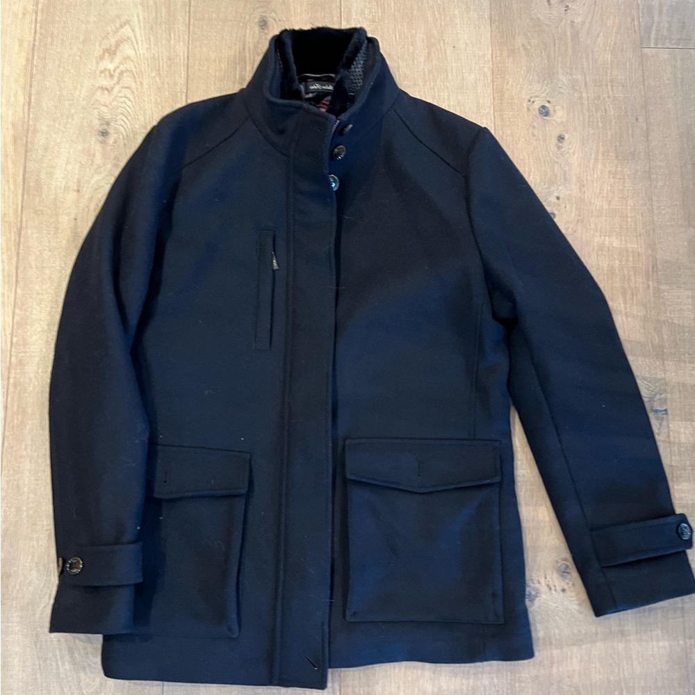 Ted Baker navy wool jacket. Size 5.